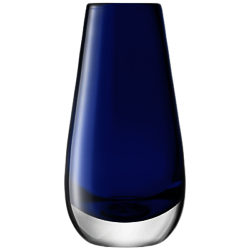 LSA International Flower Colour Bud Vase Cobalt